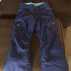 Girls medium Burton snow pants